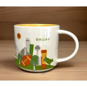 Starbucks Dallas Texas You Are Here Collection Coffee Mug 14oz 2013
